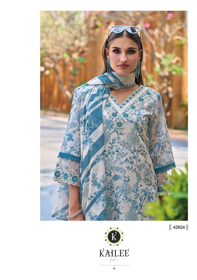 Izhaar Vol 2 By Kailee Designer Pure Linen Readymade Suits Wholesale Shop In Surat
